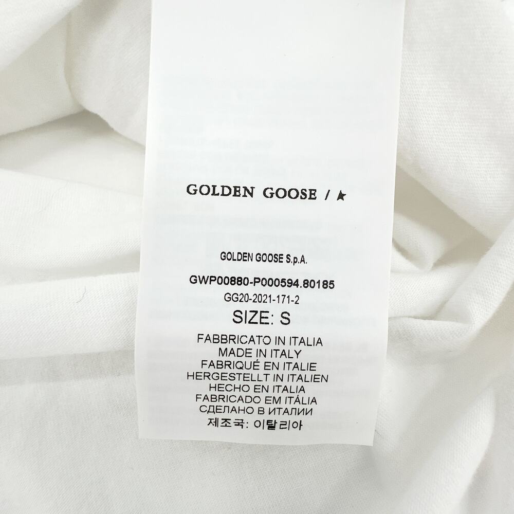GOLDEN GOOSE Crewneck Glitter Star Tee S - Picture 8 of 11